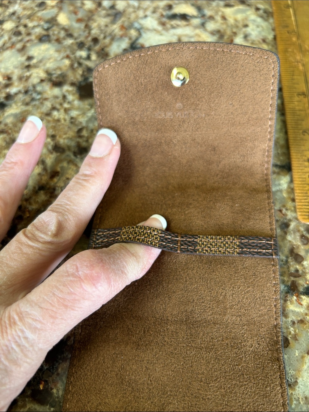 Louis Vuitton Brown Damier Compact Wallet - Picture 10 of 13